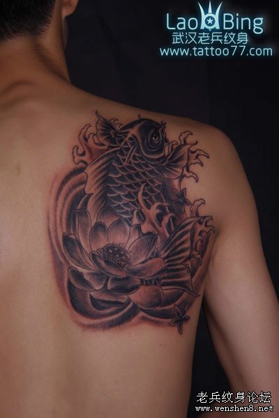 锦鲤纹身图案大全锦鲤纹身寓意