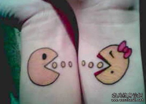 武汉纹身店为您提供一组非常有趣的情侣纹身图案大全(高清图文)