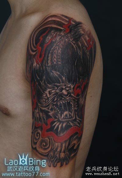 麒麟纹身图案大全