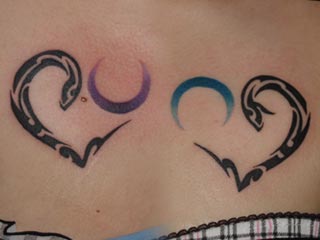 情侣图腾纹身图案:情侣图腾蛇纹身图案图片