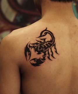 图腾蝎子纹身图案; 纹身图案; 蝎子纹身图案大全