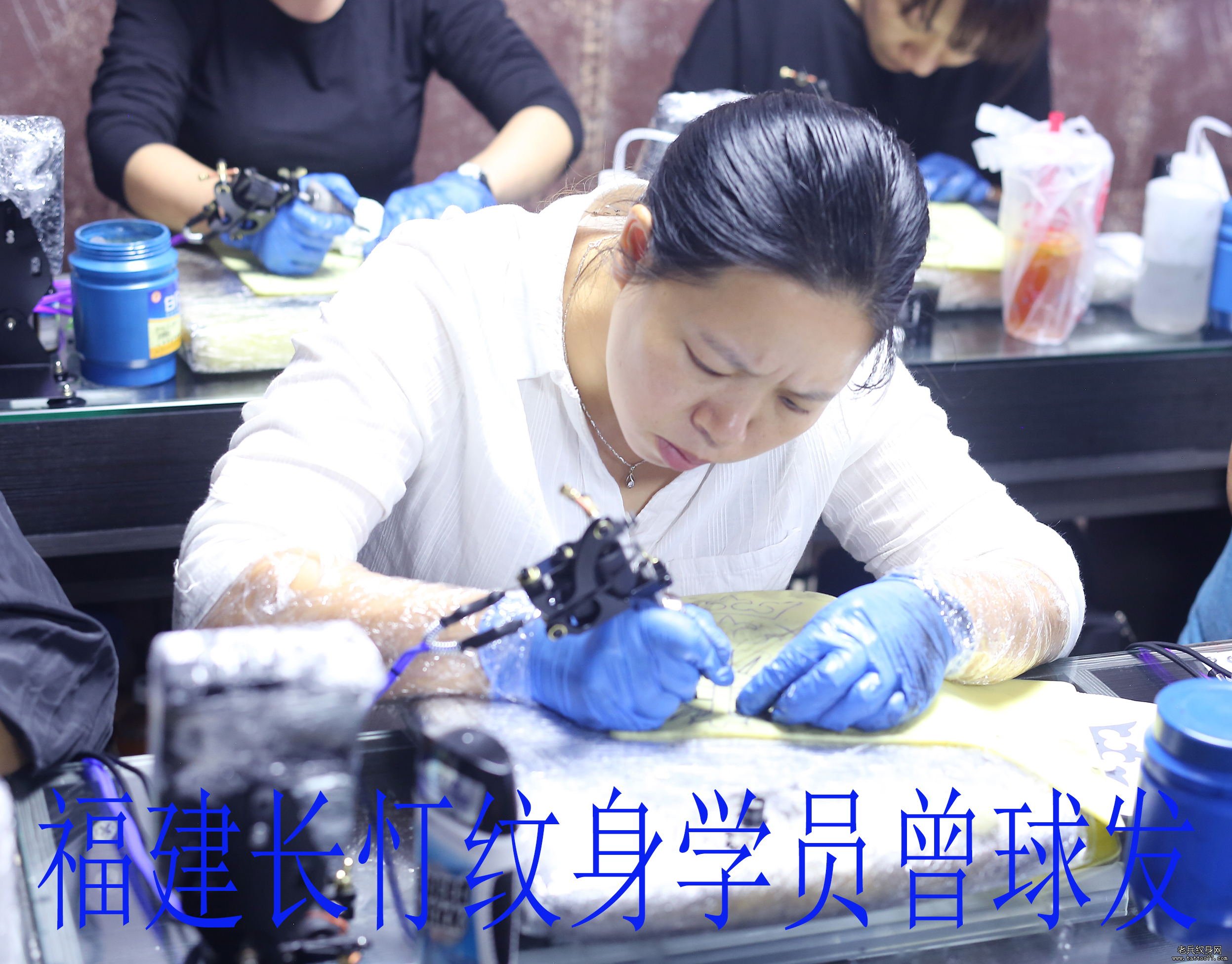 福建长忊纹身学员曾球发