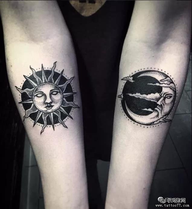 纹身素材第503期——太阳