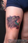 武汉最专业纹身店为你讲解滴血狼纹身图案图片的讲究