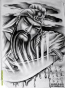 最好的纹身店武汉老兵纹身店为你讲解关公纹身图案的讲究